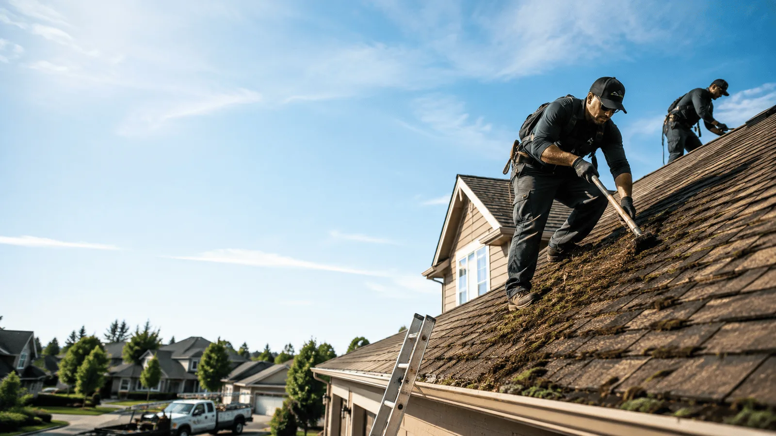 Roof Moss Removal in Embarrass, WI near me